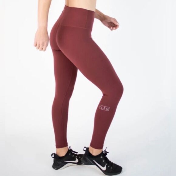 Fleo Pants - Fleo el toro leggings Heather maroon